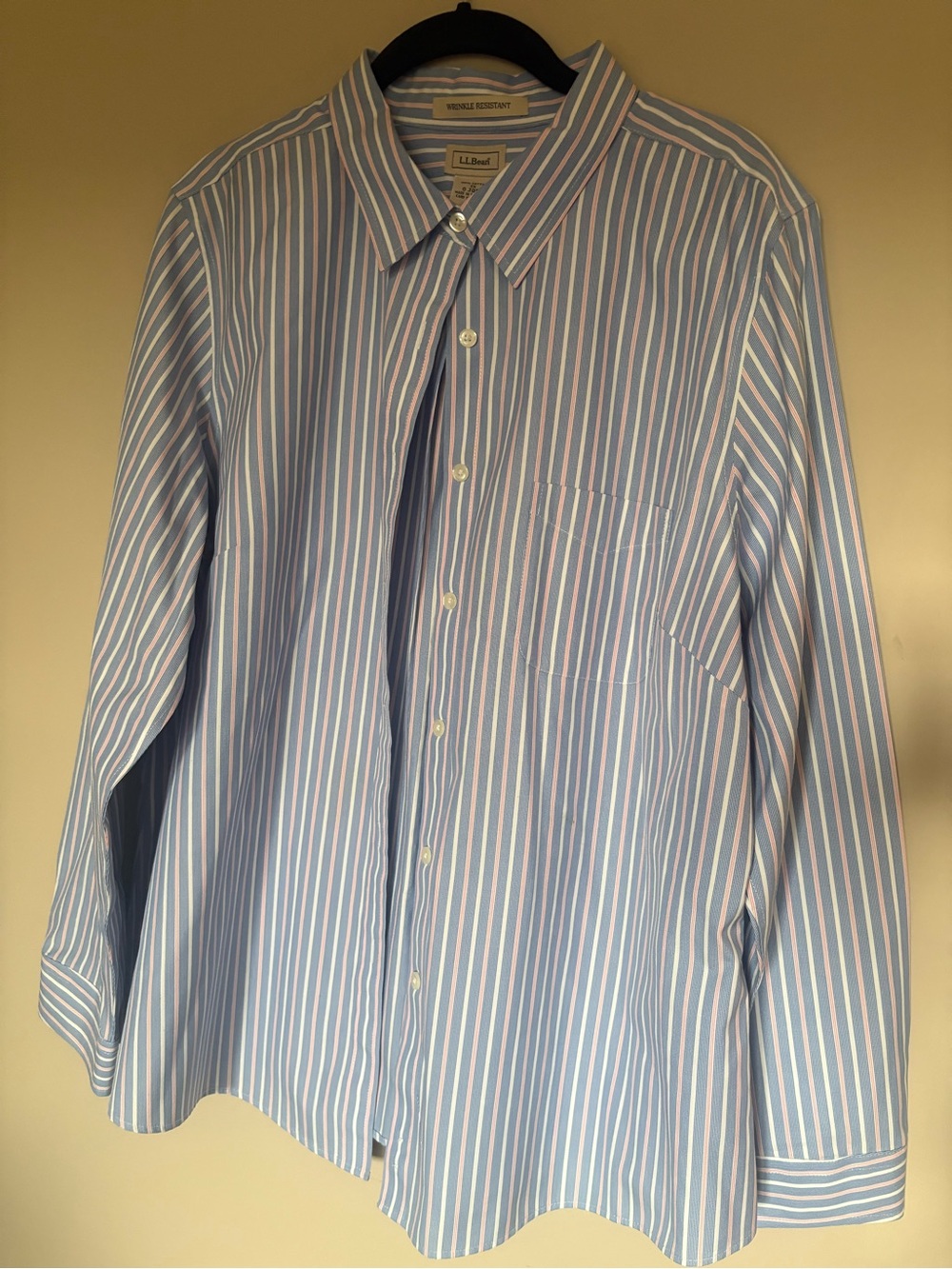 L.L. Bean Women’s Striped Shirt, Wrinkle Resistant, 1X